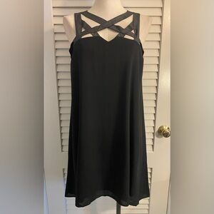 Black Mod “Express” Shift Dress- Size Small